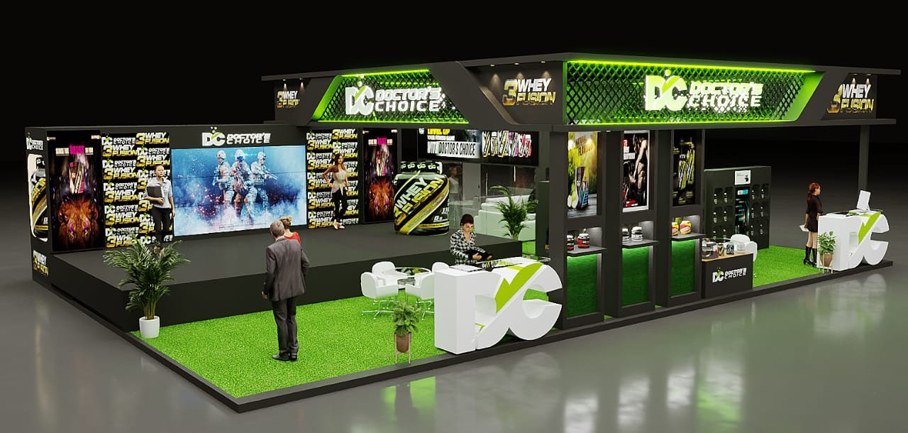 3d Stall design by Avm Worldwide for Doctors Choice in Ihff 2023