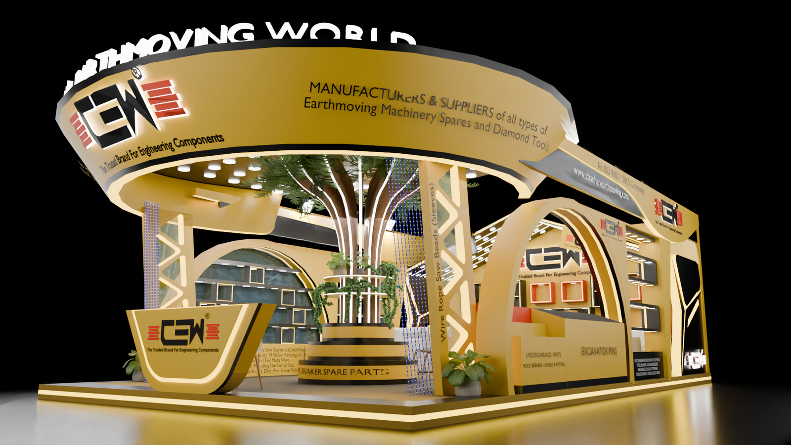Excon Stall Design by avm worldwide in 2026